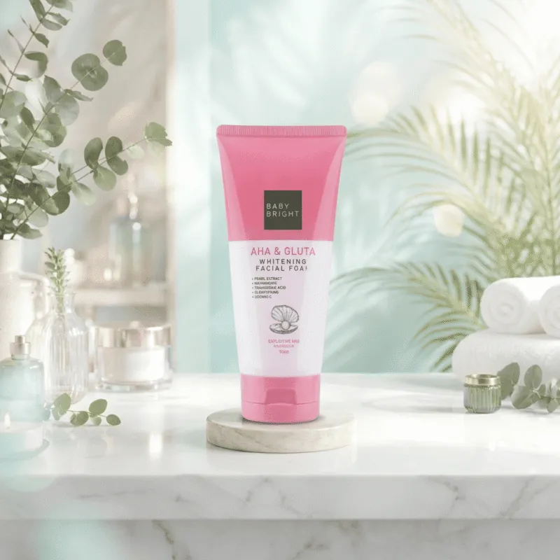 Baby Bright - AHA & Gluta Whitening Facial Foam 120g