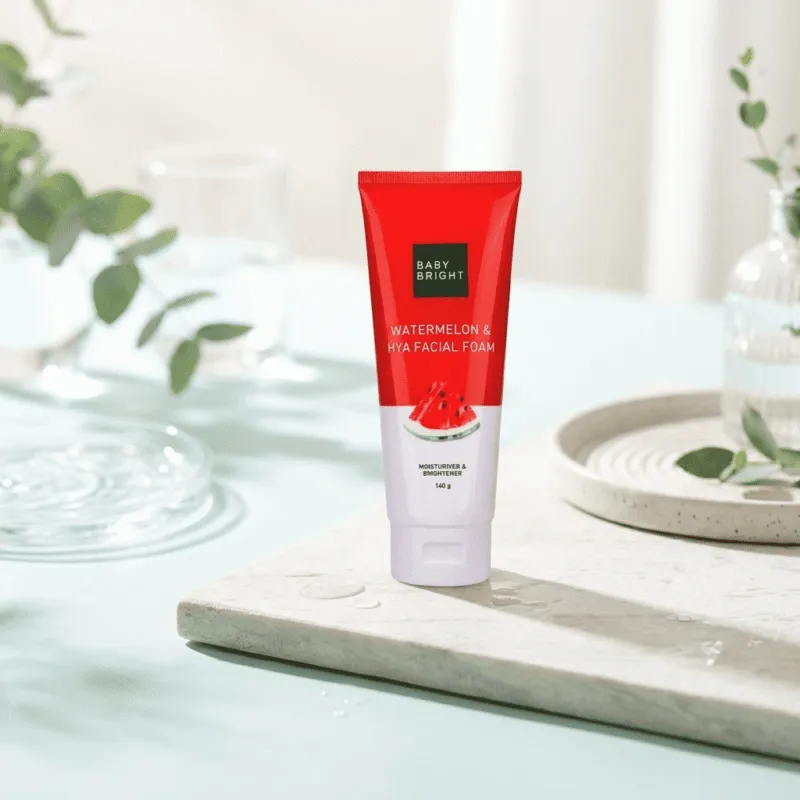 Baby Bright Watermelon & Hya Facial Foam 160g